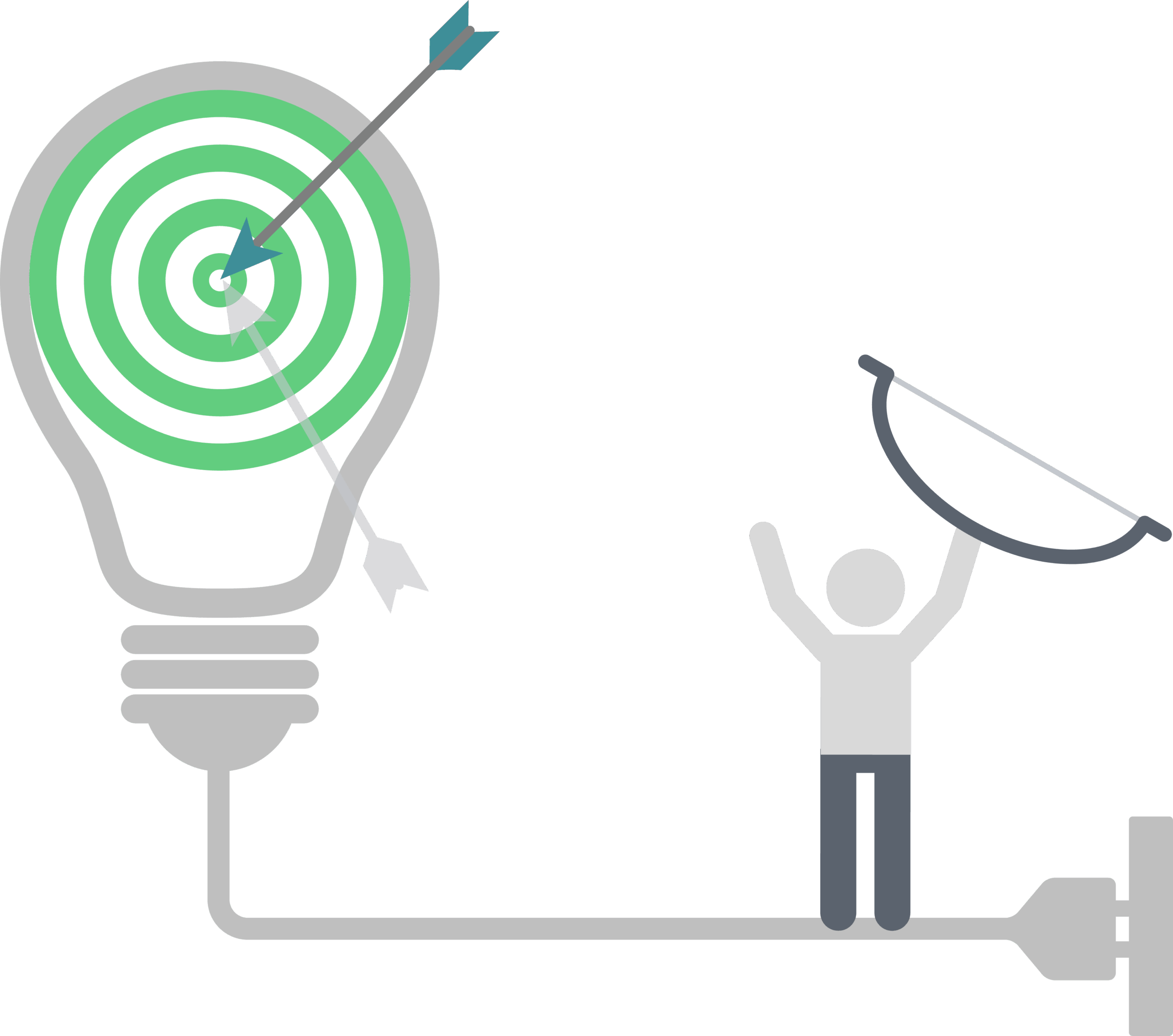 Imagem de alvo representando foco estratégico e alcance de objetivos empresariais